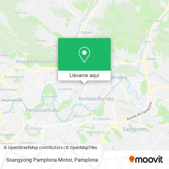 Mapa Ssangyong Pamplona Motor