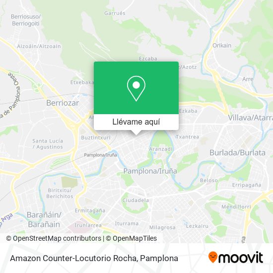 Mapa Amazon Counter-Locutorio Rocha