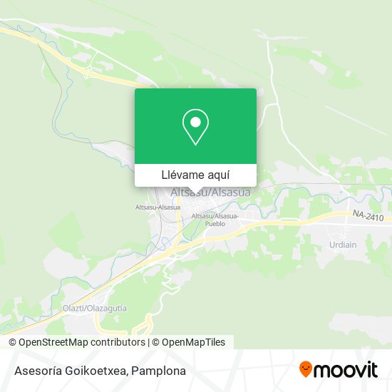 Mapa Asesoría Goikoetxea