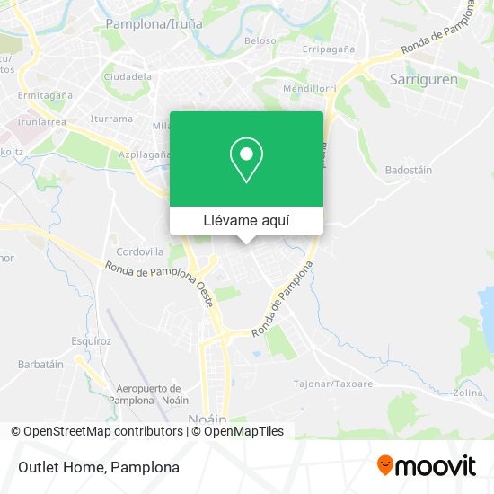 Mapa Outlet Home