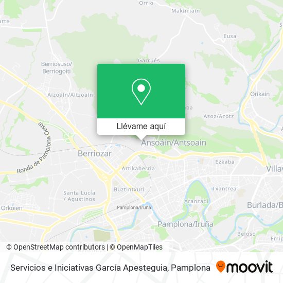 Mapa Servicios e Iniciativas García Apesteguia