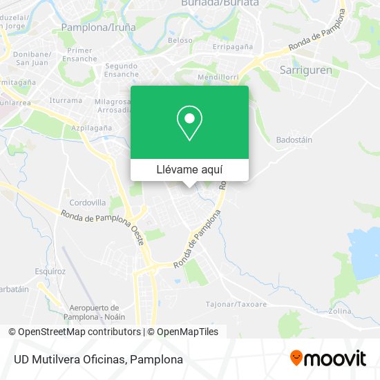 Mapa UD Mutilvera Oficinas