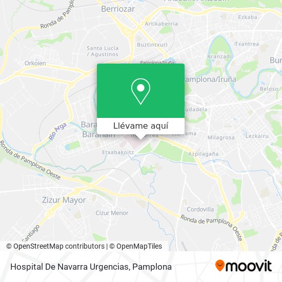 Mapa Hospital De Navarra Urgencias