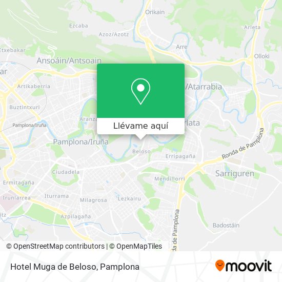 Mapa Hotel Muga de Beloso