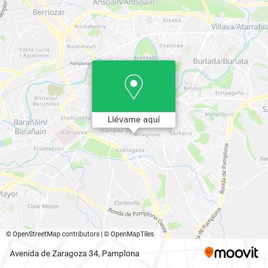 Mapa Avenida de Zaragoza 34