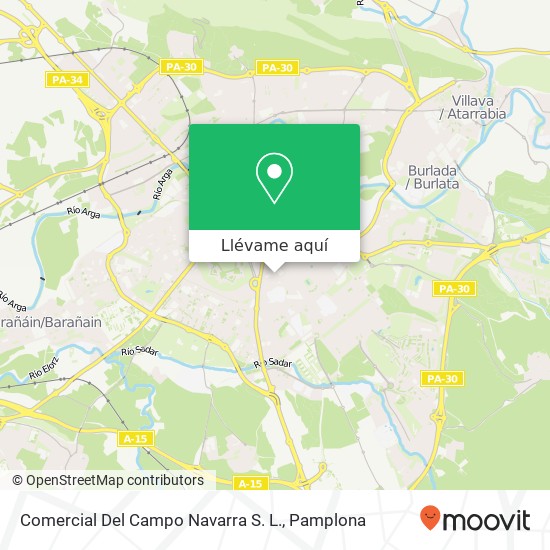 Mapa Comercial Del Campo Navarra S. L.