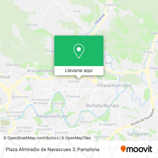 Mapa Plaza Almiradio de Navascues 3