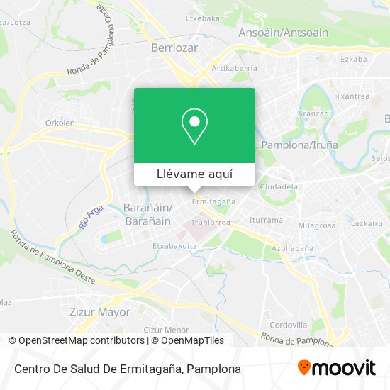 Mapa Centro De Salud De Ermitagaña