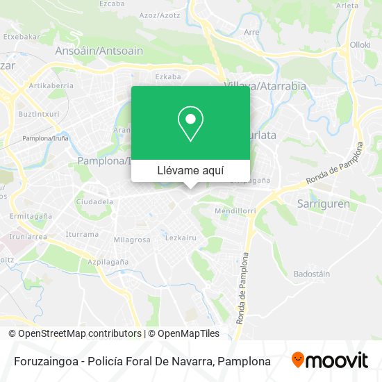 Mapa Foruzaingoa - Policía Foral De Navarra