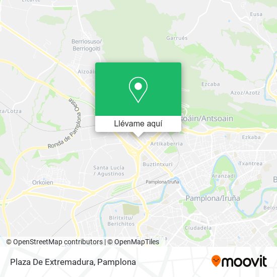 Mapa Plaza De Extremadura
