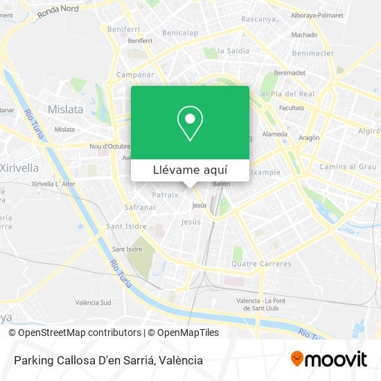 Mapa Parking Callosa D'en Sarriá