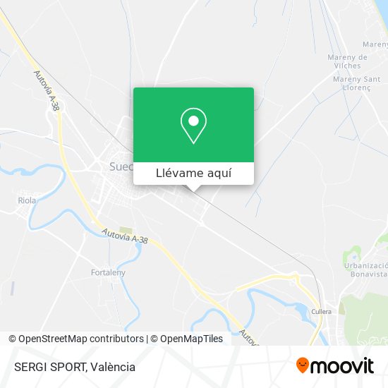 Mapa SERGI SPORT
