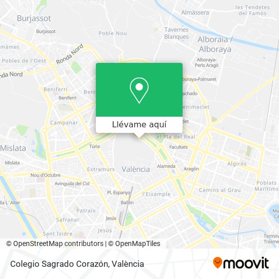 Mapa Colegio Sagrado Corazón