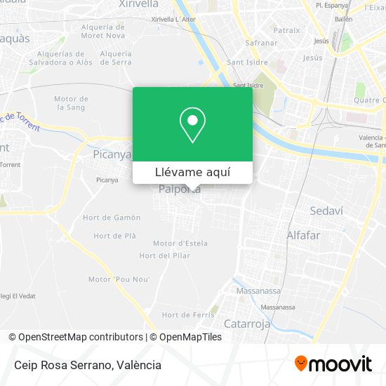 Mapa Ceip Rosa Serrano