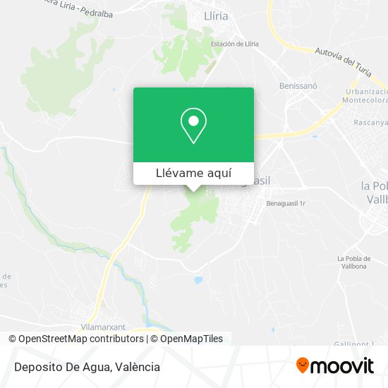 Mapa Deposito De Agua