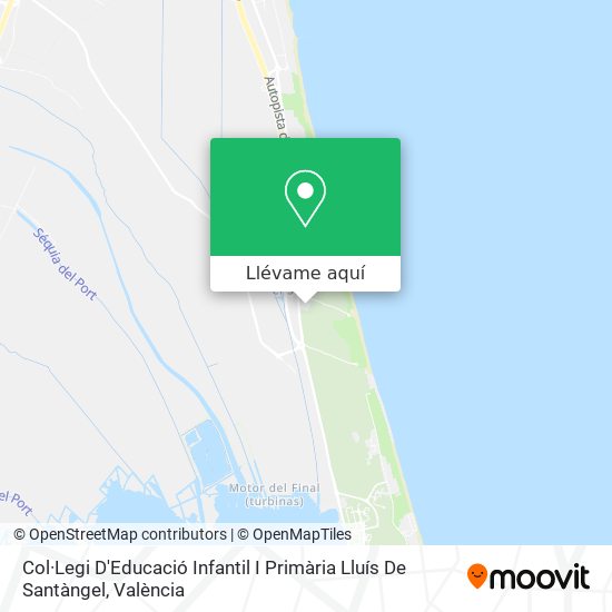 Mapa Col·Legi D'Educació Infantil I Primària Lluís De Santàngel