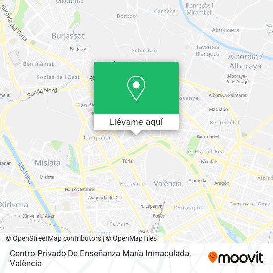 Mapa Centro Privado De Enseñanza María Inmaculada