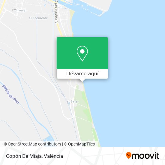 Mapa Copón De Miaja