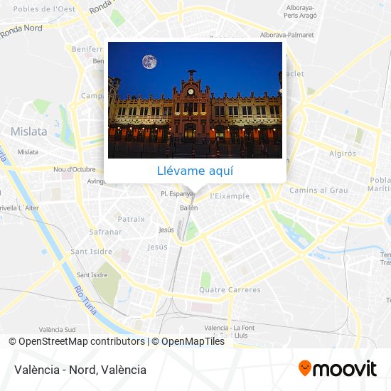 Mapa València - Nord