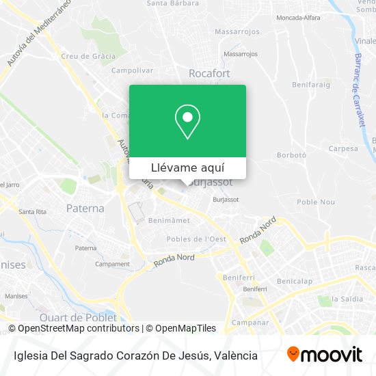 Mapa Iglesia Del Sagrado Corazón De Jesús