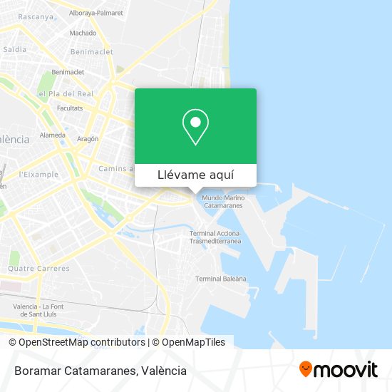 Mapa Boramar Catamaranes