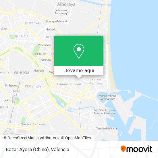 Mapa Bazar Ayora (Chino)