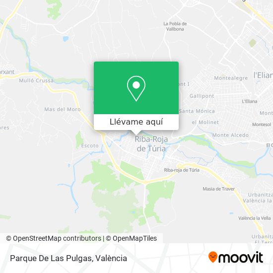 Mapa Parque De Las Pulgas