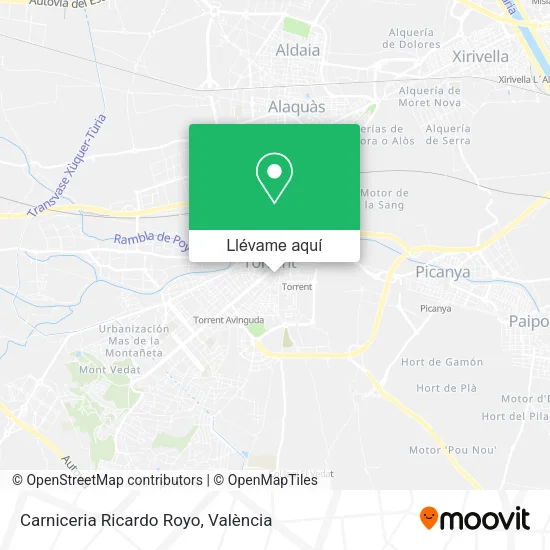 Mapa Carniceria Ricardo Royo