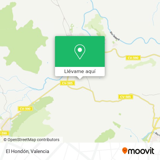 Mapa El Hondón