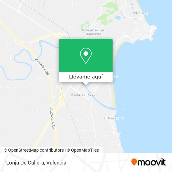 Mapa Lonja De Cullera