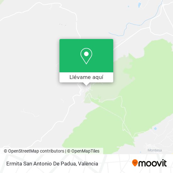 Mapa Ermita San Antonio De Padua