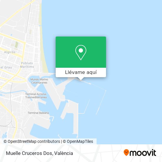 Mapa Muelle Cruceros Dos