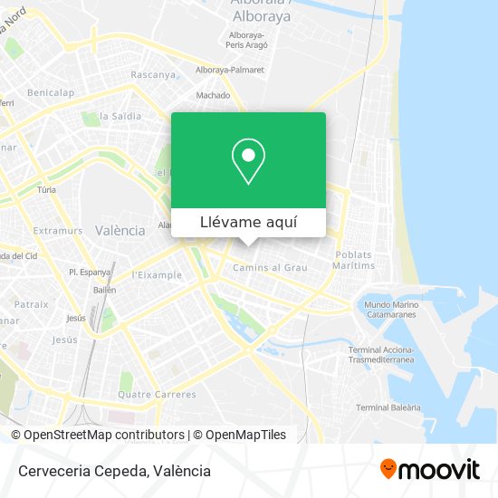 Mapa Cerveceria Cepeda