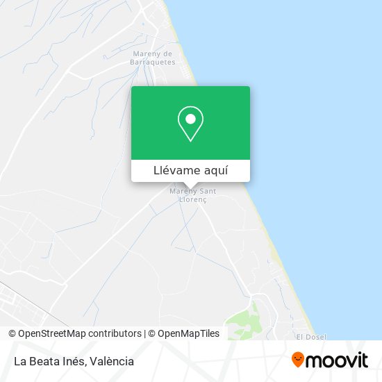 Mapa La Beata Inés