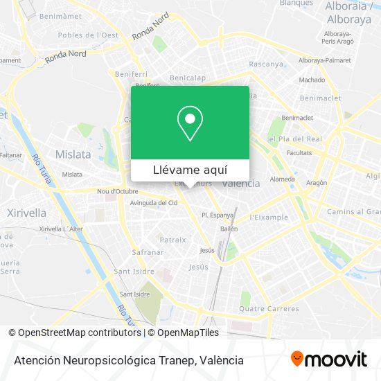 Mapa Atención Neuropsicológica Tranep