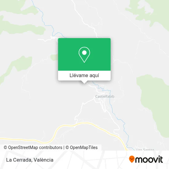 Mapa La Cerrada