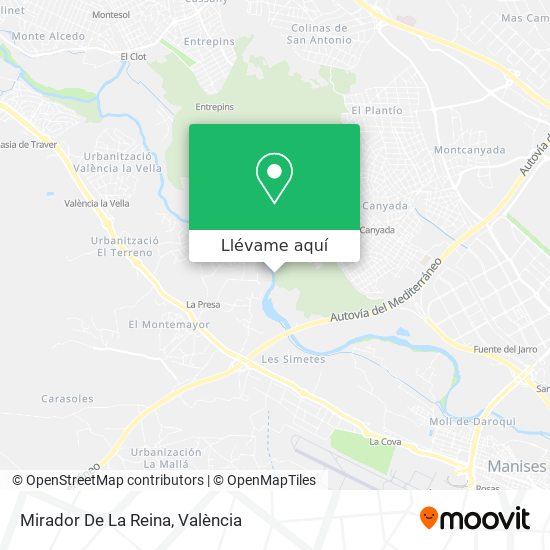 Mapa Mirador De La Reina