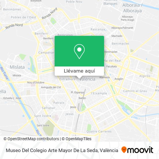 Mapa Museo Del Colegio Arte Mayor De La Seda