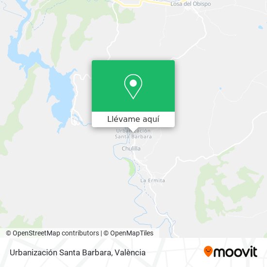 Mapa Urbanización Santa Barbara