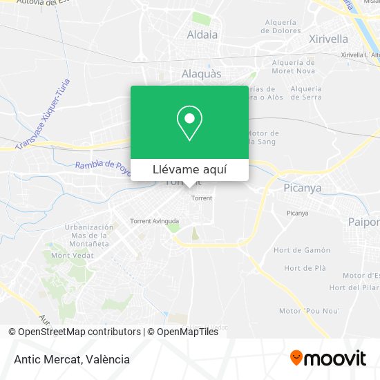 Mapa Antic Mercat