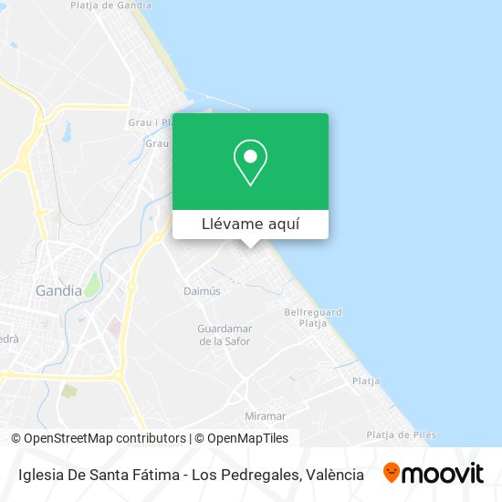 Mapa Iglesia De Santa Fátima - Los Pedregales
