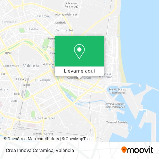 Mapa Crea Innova Ceramica