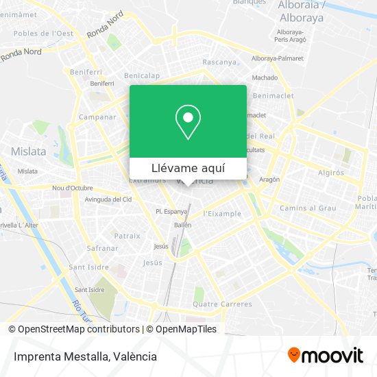 Mapa Imprenta Mestalla