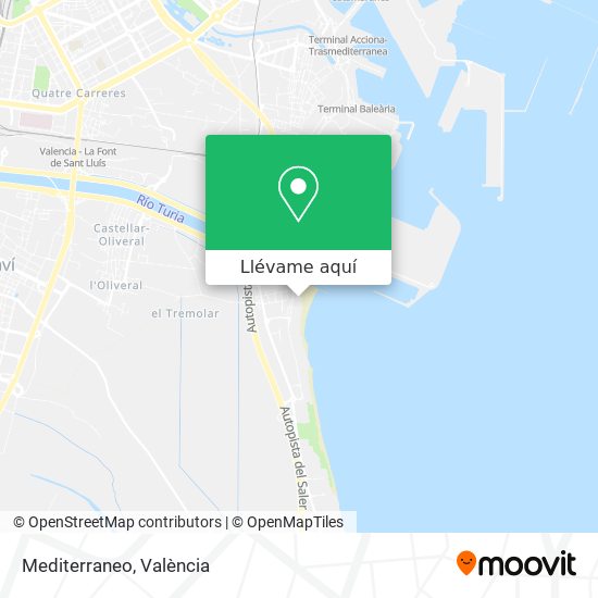 Mapa Mediterraneo