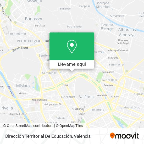 Mapa Dirección Territorial De Educación