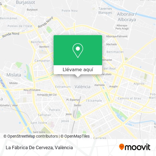 Mapa La Fábrica De Cerveza