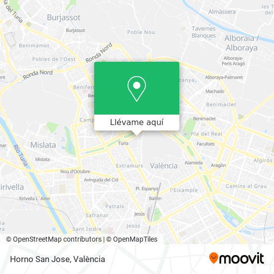 Mapa Horno San Jose