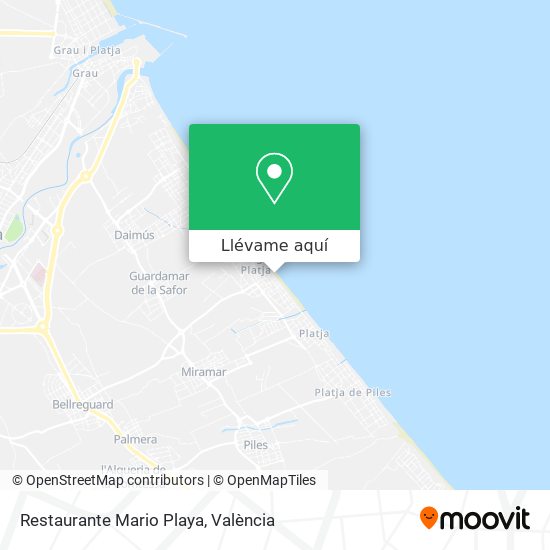 Mapa Restaurante Mario Playa