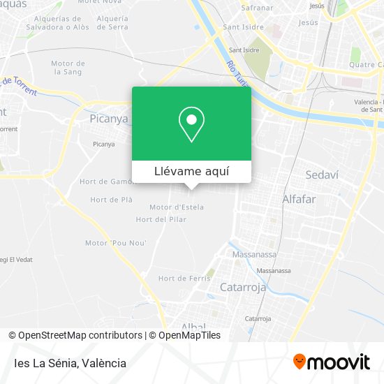 Mapa Ies La Sénia