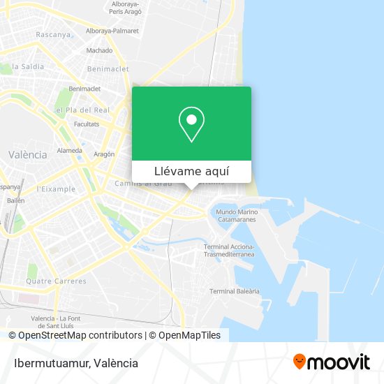 Mapa Ibermutuamur